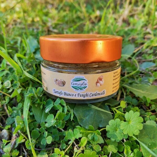 Pàtè Tartufo Bianco Pregiato e fungo Cardoncello vasetto 100g Magnatum Pico
